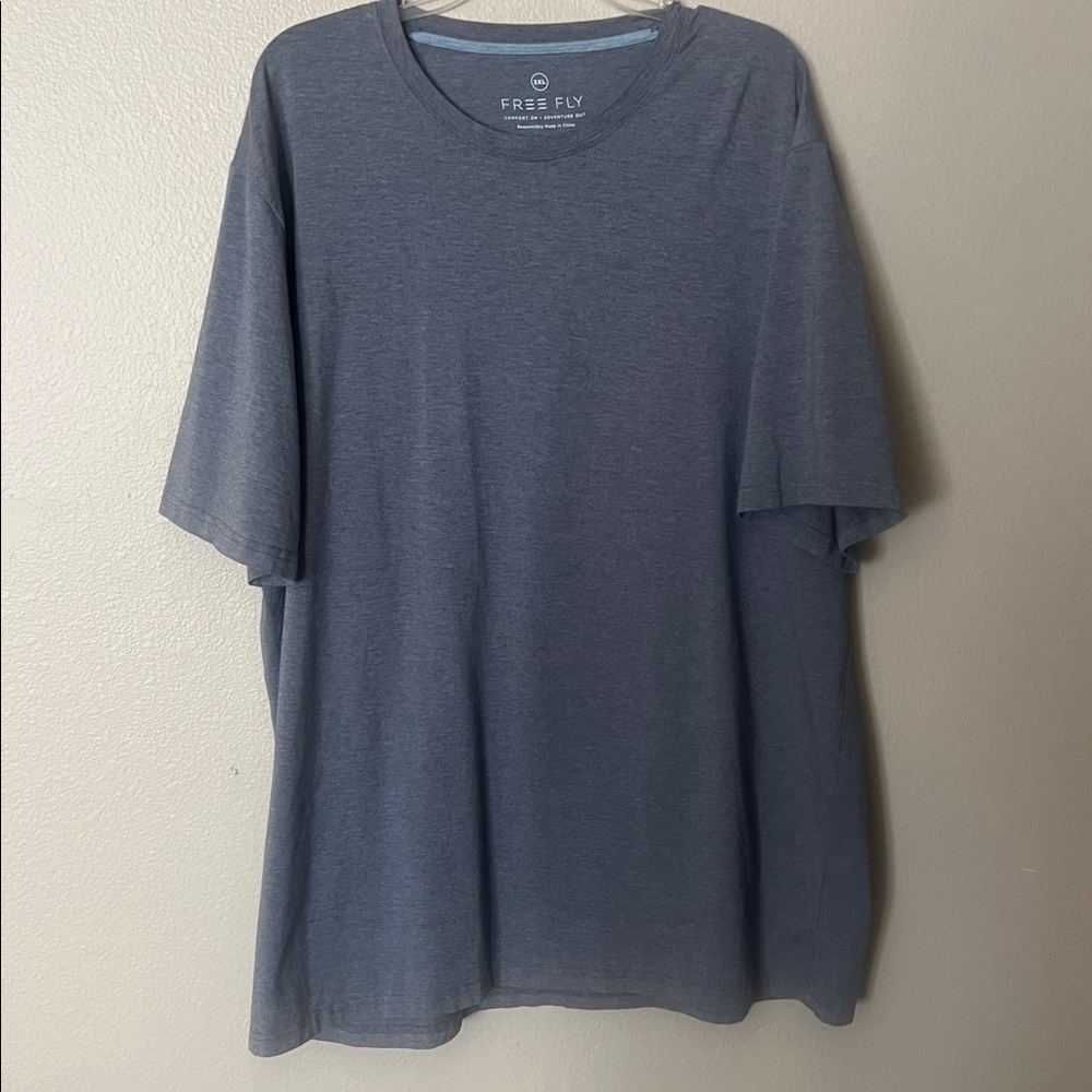 Free Fly Apparel Short Sleeve Tee - gray blue 3XL